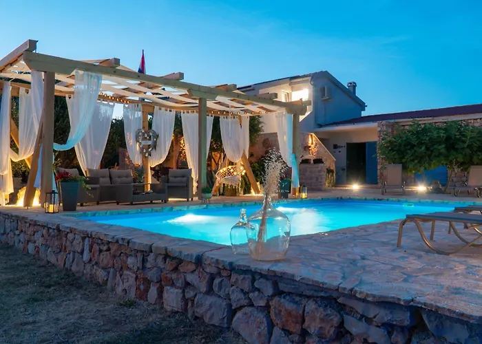 Secluded House With A Swimming Pool Kosljun, Pag - 22238 Vikendica Kosljun